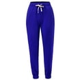 thumbnail image 1 of A2Y Women's Soft Fleece Drawstring Elastic Waist Stretch Pockets Joggers Sweatpants Bright Blue 3XL, 1 of 3