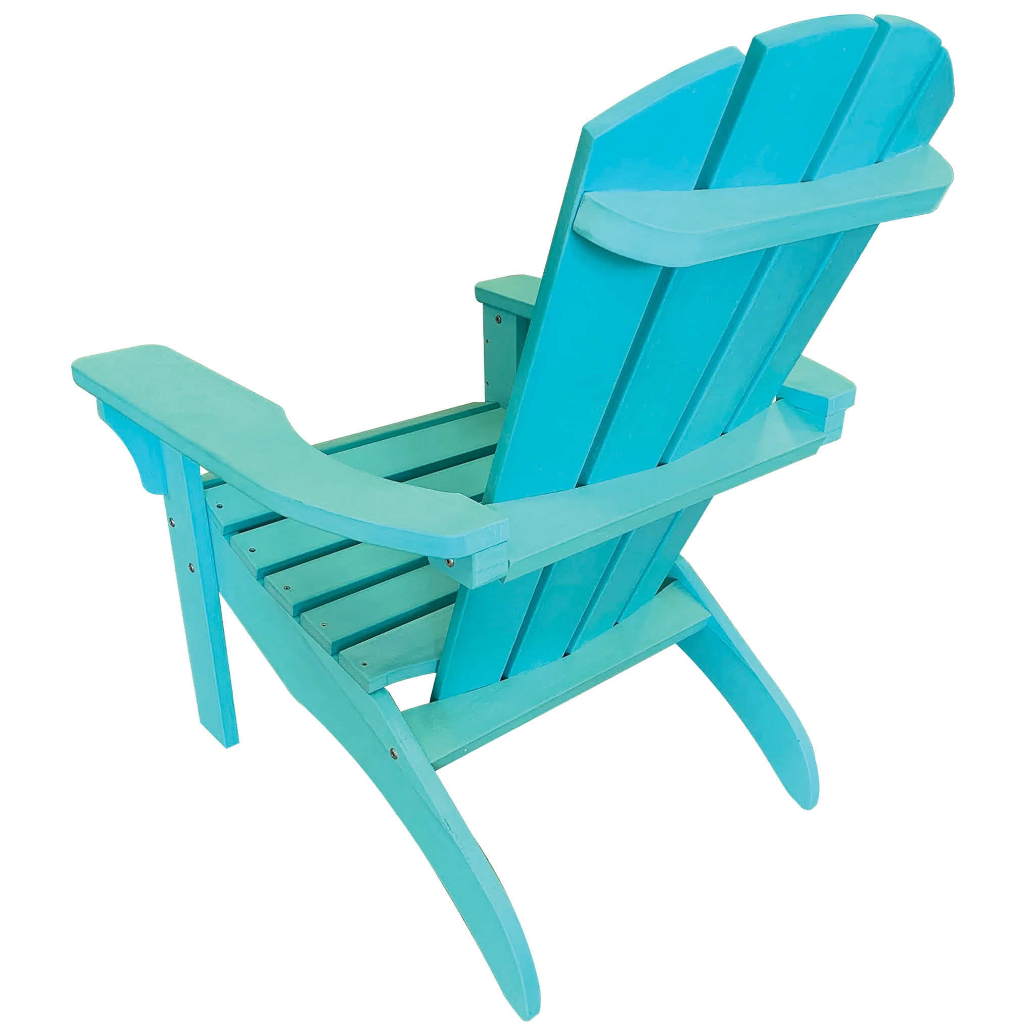 Leigh Country TX 94025 Adult Outdoor Poly Resin Adirondack Chair - Turquoise