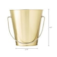 thumbnail image 4 of Gold Tin Pail with Handle, 4.6", by Way To Celebrate, 4 of 4