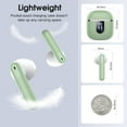 thumbnail image 6 of Wireless Earbuds, Bluetooth 5.4 Headphones with 3D Bass Stereo, 40H Ultralight in-Ear Buds, Bluetooth Earbuds with 4 ENC Noise Cancelling Mic, USB-C, IP7 Waterproof Earphones for Android iOS, Green, 6 of 14