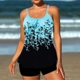 thumbnail image 1 of Traje de baño tankini de verano para mujer, talla grande, estampado, bikini dividido, traje de baño de dos piezas para mujer, trajes de baño tankini para mujer, traje de baño de 2 piezas para mujer, t, 1 of 6