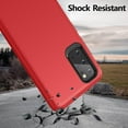 thumbnail image 3 of for Samsung Galaxy S20+ Plus Case, Dual Layer Military Grade Shockproof Heavy Duty Protection Cover, Phone Case for Galaxy S20+ Plus 5G, (NOT for Small S20) - Red, 3 of 13