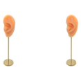 thumbnail image 3 of kurtrusly Earring Display Stand Human Ear Model Organizer Holder Showcase Stud Jewelry Left Normal Skin Height: 18cm 2Set, 3 of 6