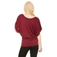 thumbnail image 3 of Women's Short Sleeve Draped Dolman T-Shirt, 3 of 3