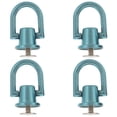 thumbnail image 1 of 4 Pcs Boucles Métalliques Rivets Anneaux en D Rivets Rivets Vis Tête Boutons, 1 of 8