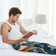 thumbnail image 5 of Balery Cute Koi Fish Serenity Pantalones de pijama para hombre, pijama ultraligero, pantalón de descanso-XX-Large, 5 of 6