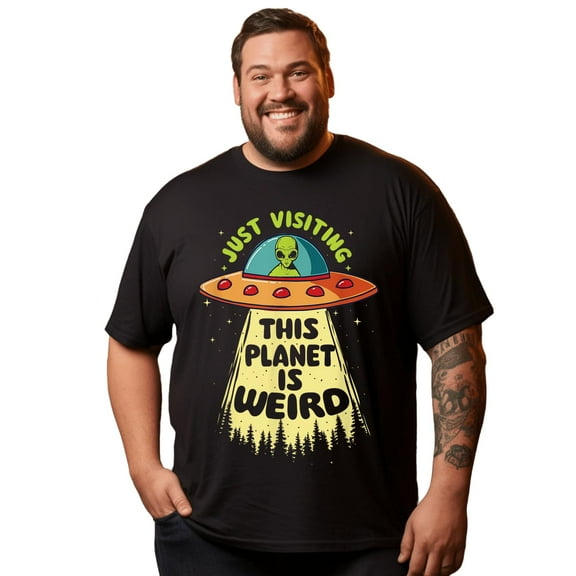 Men T Shirt for Big & Tall Man Graphic Short Sleeve Plus Size Oversized Tee Tshirts M T0 5641 125