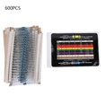 thumbnail image 1 of 600Pcs Lot 1/4W 1% Metal Film Resistor Kit 10-1M 30 Values Assorted Resistors Each 20pcs, 1 of 4