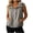 Gray, variant on Women Summer Solid Color UV Protection Vest Sleeveless Hooded Windbreaker with Drawstring Hem Mesh Lining Quarter Zip Casual运动 Activewear
