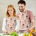 thumbnail image 3 of Pink Ballerina Pattern Apron-Garden Aprons for Women with Pockets-Cotton Linen Waterproof Kitchen Cooking Gardening Aprons Adjustable for Kitchen,Cooking,BBQ and Salon 33x27 Inch, 3 of 7