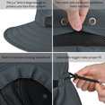 thumbnail image 4 of Tirrinia Sun Blocker Sun Hats for Men with Neck Flap and Wide Brim for Outdoor Camping, Hiking, Hunting, and Fishing, Sun Hat for Men, 4 of 8