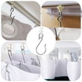 thumbnail image 2 of CATIEBYE 30Jgo Para De Ducha Con Deslizadores En Plata De Acero Inoxidable, 2 of 6