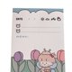 thumbnail image 2 of Fondo de niña de dibujos animados Decoración Suministros de papel Blocs de recordatorio de mensajes creativos JShteea Libre de BPA, 2 of 6