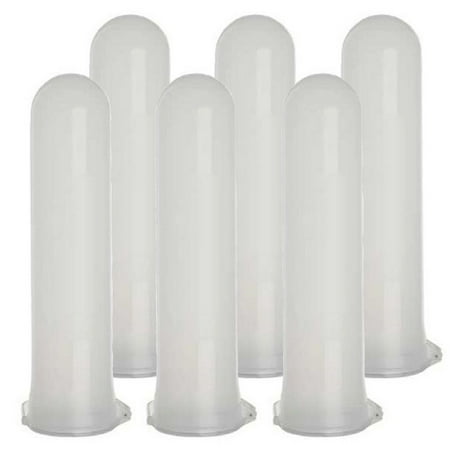 6 Pack of Translucent Paintball Pods - Each Holds 140 Rounds (.68