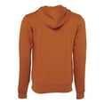 thumbnail image 2 of Unisex Poly-Cotton Fleece Full-Zip Hooded Sweatshirt - AUTUMN - 2XL, 2 of 4