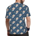thumbnail image 2 of Wukai Space Puppy Print Men's Short-Sleeved Mesh T-Shirt,Quick-Dry Short Sleeve Workout T-Shirt-3X-Large, 2 of 8