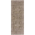 thumbnail image 2 of Hauteloom Yamir Machine Washable Damask Runner Rug for Hallway, Kitchen - Outdoor Safe Runner Rug for Patio, Porch - Farmhouse - Dark Brown, Sage Green - 2'7" x 7'3" (2x8), 2 of 18