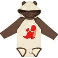 thumbnail image 3 of Inktastic Adorable Red Dragon Boys Long Sleeve Baby Bodysuit, 3 of 5
