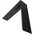 thumbnail image 6 of Ekena Millwork 2 1/2"W x 12"D x 10"H Countertop Support Steel Heavy Duty Bracket w/ Gusset, Powder Coated Black, 6 of 10