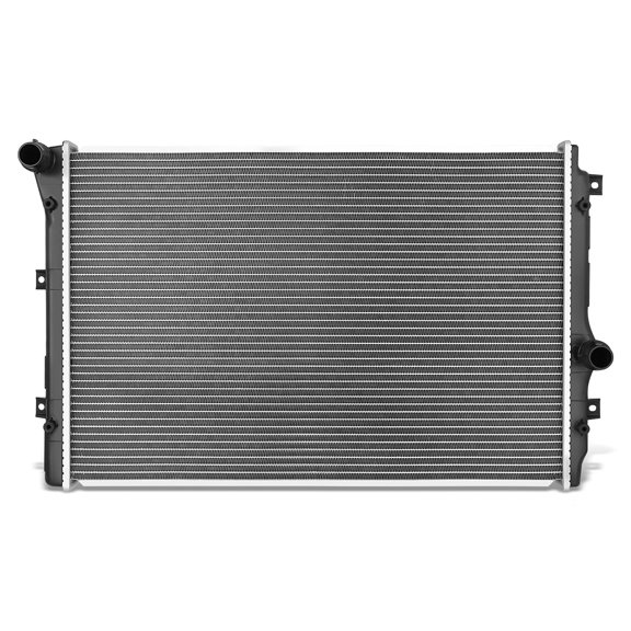 DNA Motoring OE Style Aluminum Core Radiator 13466 for 12-14 VW Passat 2.0L TDI AT/MT