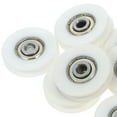 thumbnail image 3 of Miangastore 12 Pcs Rouleau de Roulement en Forme de U pour Rail, Poulie, Guide, Rouleau Coulissant pour Porte, Fenêtre, Tiroir, Matériel Mécanique, 3 of 8