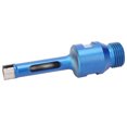 thumbnail image 1 of Drill Bit, High Hardness  Hole Saw, Blue  Drill Cutter, 1/2BSP Ceramic Tile Marble For Angle Grinder, 1 of 8