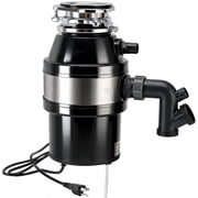 TOPTENG Garbage Disposal Continuous Feed Food Waste Disposer 3/4 HP 2800 RPM Under Sink Kitchen Food Waste Disposer w/ Plug