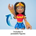 thumbnail image 5 of Imaginext DC Super Friends Rivals pack 8-Piece Figures & Accessories Set, Preschool Toys, 5 of 7
