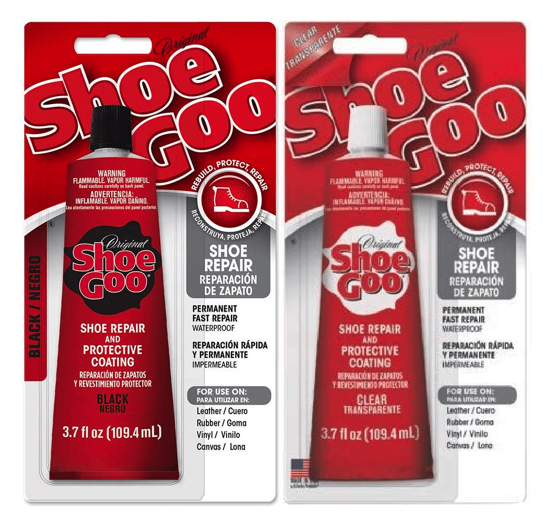 Shoe Goo Shoe Repair 3.7 oz. 2Pack (1 Clear, 1 Black)