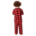 thumbnail image 4 of Family Pajamas Buffalo Plaid Matching Pet Pajamas Set Christmas Red Pajamas Button Matching Pajamas, 4 of 8
