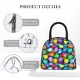 thumbnail image 5 of Naloa Colorful Easter Eggs1 Print Lunch Bag for Women Men,Insulated Lunch Box for Adult,Reusable Lunch Tote Bag for Work, Picnic or Travel, 5 of 6