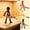 multicolor, variant on 7.08in Multi-jointed Movable Stickman Action Figures with 7 Handheld Item for Shelf Office Modern General