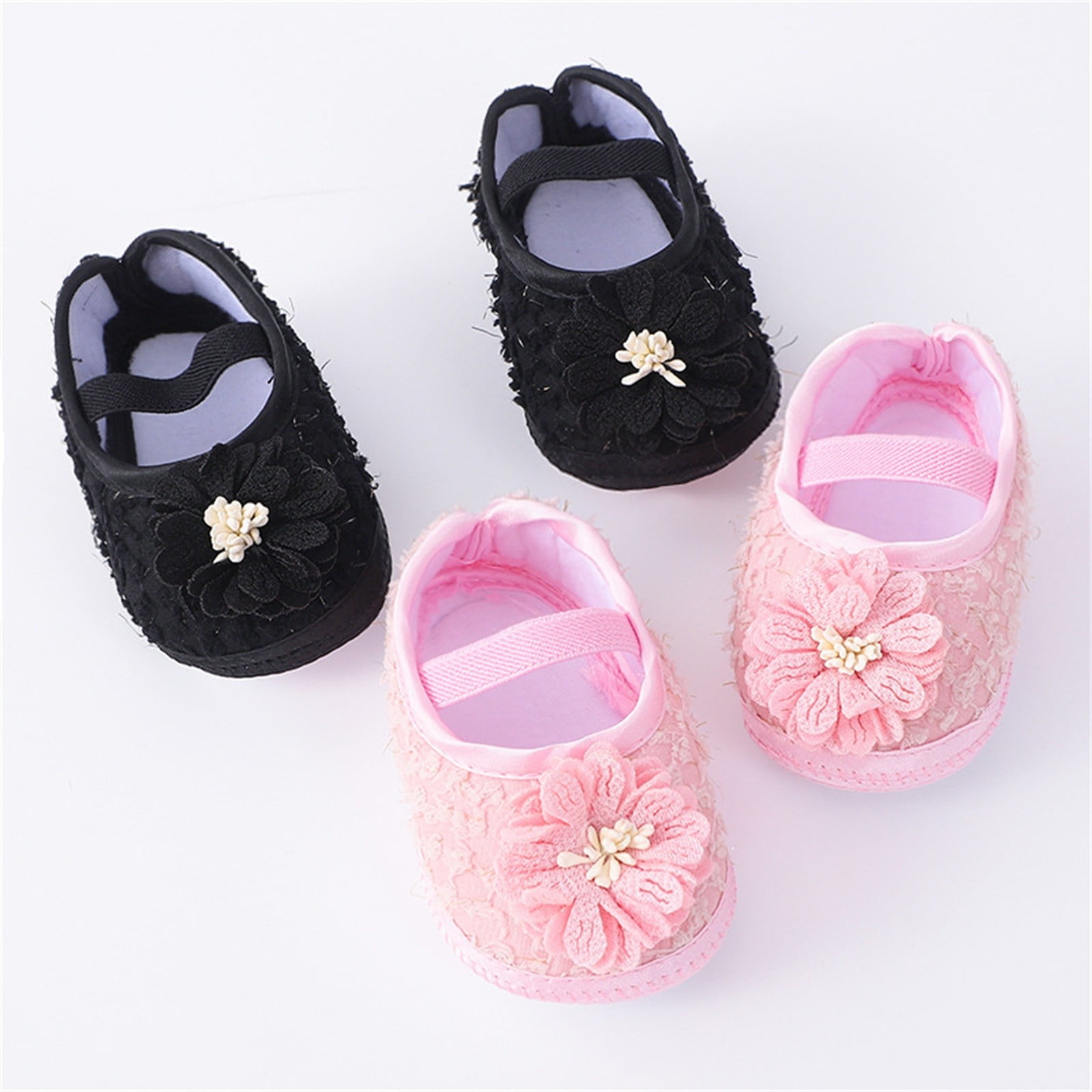 nsendm Baby Boys Shoes Infant High Tops Girls Baby Shoes Fashion Soft Sole Toddler Shoes Pearl Dress Flower Princess Shoes Girls Shoes Toddler Size 3 Black 3.5 Infant Walmart