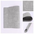thumbnail image 2 of Unique Bargains Faux Leather Table Placemats for Kitchen Dining Table Light Light Gray, 2 of 7