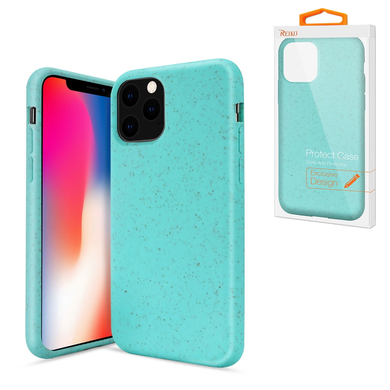 Apple Iphone 11 Pro Max Wheat Bran Silicone Phone Case In Blue apple-iphone-11-pro-max-wheat-bran-silicone-phone-case-in-blue