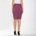 thumbnail image 5 of Gfyviroh Bodycon Skirts for Women High Waist Knee Length Skirts Casual Solid Color Slim Office Work Skirts, 5 of 7