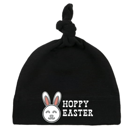 Easter Black Newborn Hat | Black Baby Hat | Easter Baby Beanie