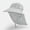 AB204 Light Gray, variant on Kids Outdoor Sun Hats For Boys Girls Solid Color Wide Brim Adjustable Sunshade Cap Loose Lightweight Little Child Summer Activities Headwear Purple