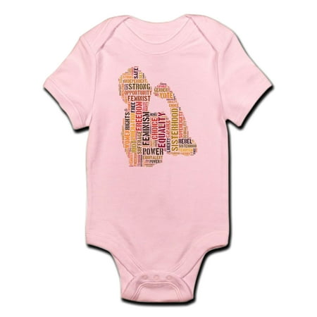 

CafePress - Feminism Equals Strength Body Suit - Baby Light Bodysuit