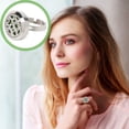 thumbnail image 3 of Shisuyan Bague Ouverte Réglable Diffuseur d'Huiles Essentielles Accessoire de Mode, 3 of 8