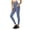 Light Blue, variant on Womens Yoga Pants Full-Length Yoga High-Waist Pants Tummy Control Seam Side Pocket Stretchy Pilates Studio Trendy Activewear