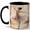 Black, variant on Ballet Dancer 11oz Ceramic Mug, Soft Watercolor Dance Art