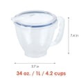 thumbnail image 3 of LocknLock Easy Essentials Specialty Measuring Cup, 1-Liter, 3 of 8