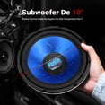 thumbnail image 2 of Subwoofer de 10" para Coche Pyle, Bocina de 1000 Watts de Potencia, Cono de Polipropileno Azul, Doble Bobina de Voz (DVC), Sistema de Sonido Estéreo para Auto, Serie Blue Wave, 2 of 8