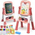 thumbnail image 1 of Pizarra blanca de doble cara Easel AuntyFey para niños, 1 of 8