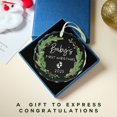 thumbnail image 3 of Primer adorno navideño de Crystal Glass para bebés 2025 THDZS, 8 cm, 3 of 6