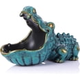 thumbnail image 2 of Alligator Statue Key Bowl, Fun Animal Statue Candy Dish for Entryway Decorative Bowl, Office Candy Dish, Big Mouth Sculpture Home Living Room Trinket Container Storage Box, 2 of 7