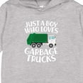 thumbnail image 3 of Inktastic Just a Boy Who Loves Garbage Trucks Toddler Hoodie, 3 of 4