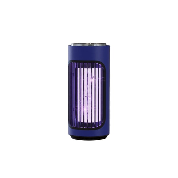 Rechargeable Bug Zapper Indoor Electric Mosquito Zapper 6 Inch Durable High Capacity Lamp Portable for Home Bedroom Patio Blue 1 Pack