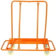 thumbnail image 4 of DUOSONG Heavy Duty Drywall Sheet Cart & Panel Dolly 1600Lbs Load Capacity,Panel Service Cart ,Casters With Brake Orange Steel Other, 4 of 14